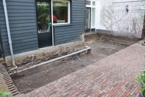Voorbereiding grondwerk
