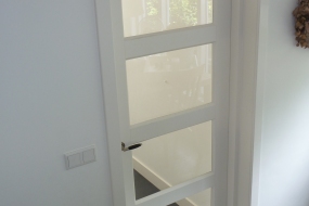 Binnendeur met glaspanelen