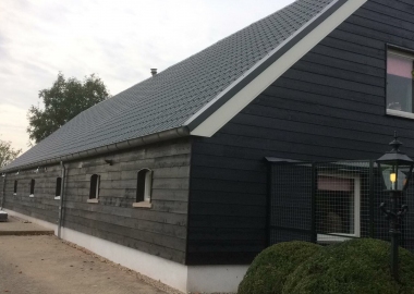 Bestaande schuur bekleden